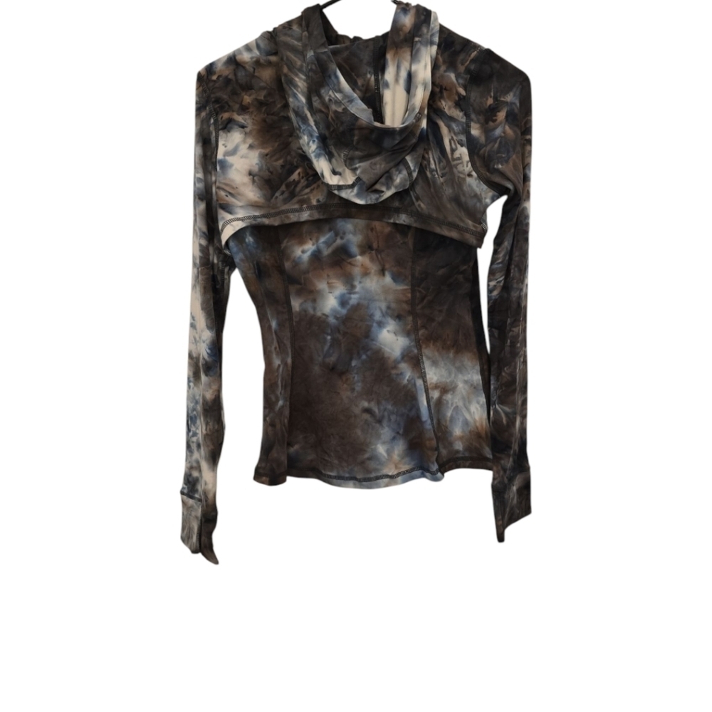 Woman’s Tie Dye Yoga Fitted Jacket - Picture 7 of 9